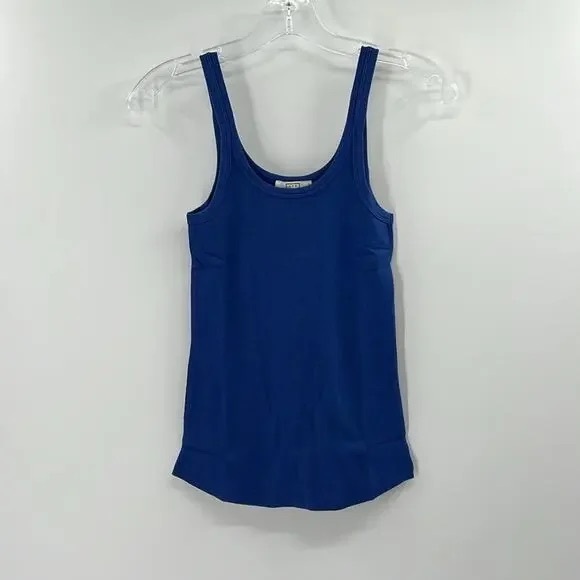 AYR Tops - AYR The Sexy Flexy Marais Blue Sleeveless Scoop Neck Tank Top Size MED